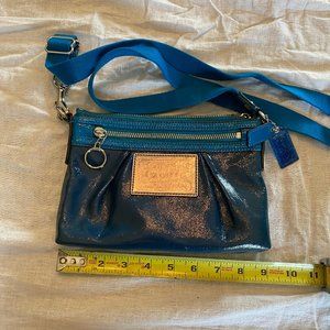 Authentic Coach Blue Crossbody